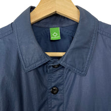 Load image into Gallery viewer, Ma.Strum Navy Blue Button Up Multi Pocket Overshirt - Medium (M) PTP 21.5&quot;
