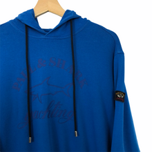 Load image into Gallery viewer, Paul and Shark Blue Logo Pullover Hoody - Large (L) PTP 22&quot;
