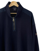 Load image into Gallery viewer, Paul and Shark Navy Bretagne Half Zip Jumper - Six Extra Large (6XL) PTP 30&quot;
