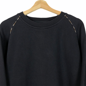 Aquascutum Navy Crew Neck Sweater - Large (L) PTP 24.25"