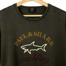 Load image into Gallery viewer, Paul and Shark Green Short Sleeved Logo T-Shirt - Extra Large (XL) PTP 21.75&quot;
