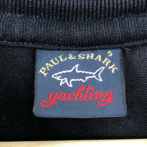 Paul and Shark Navy Logo Crew Neck Sweater - Small (S) PTP 19"