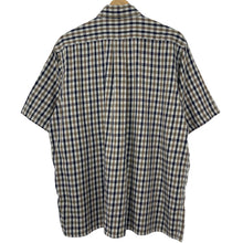 Load image into Gallery viewer, Aquascutum House Check Short Sleeved Shirt - Medium (M) PTP 23&quot;
