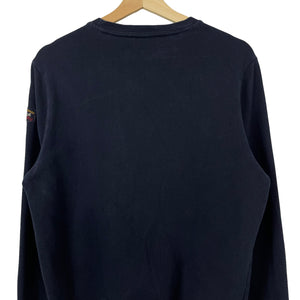 Paul and Shark Navy Crew Neck Sweater - Medium (M) PTP 20.75"