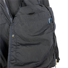 Load image into Gallery viewer, Paul and Shark Navy Econyl Nylon Metal Overshirt - Large (L) PTP 24&quot;
