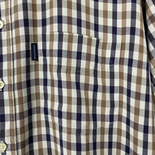 Load image into Gallery viewer, Aquascutum House Check Short Sleeved Shirt - Extra Large (XL) PTP 24.5&quot;
