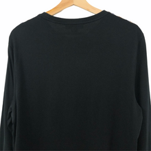 Load image into Gallery viewer, Aquascutum Black Long Sleeved T-Shirt - Medium (M) PTP 20.5&quot;
