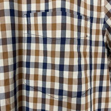 Load image into Gallery viewer, Aquascutum House Check Short Sleeved Shirt - Large (L) PTP 21.5&quot;
