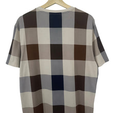 Load image into Gallery viewer, Aquascutum Block Check Short Sleeved T-Shirt - Large (L) PTP 21.25&quot;
