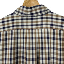 Load image into Gallery viewer, Aquascutum House Check Short Sleeved Shirt - Large (L) PTP 24.25&quot;
