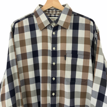 Load image into Gallery viewer, Aquascutum Block Check Long Sleeved Shirt - Extra Large (XL) PTP 27&quot;
