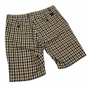 Aquascutum House Club Check Vicuna Shorts - W 30"