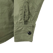 Load image into Gallery viewer, Ma.Strum Green Button Up Multi Pocket Overshirt - Small (S) PTP 21.75&quot;
