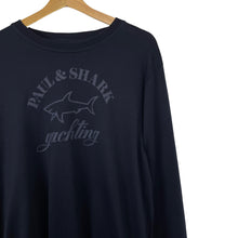 Load image into Gallery viewer, Paul and Shark Navy Crew Neck Sweater - Double Extra Large (XXL) PTP 22&quot;
