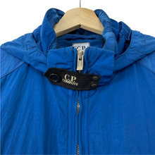 Load image into Gallery viewer, C.P Company Blue Multi Pocket Nysack Goggle Jacket - 54 PTP 23.5&quot;
