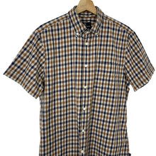 Load image into Gallery viewer, Aquascutum House Check Short Sleeved Shirt - Large (L) PTP 21.5&quot;
