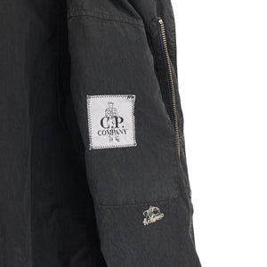 C.P Company Black Goggle Hooded Overshirt - Double Extra Large (XXL) PTP 24"