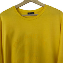 Load image into Gallery viewer, Paul and Shark Yellow Short Sleeved Logo T-Shirt - Extra Large (XL) PTP 24.25&quot;
