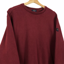 Load image into Gallery viewer, Paul and Shark Maroon Logo Crew Neck Sweater - Double Extra Large (XXL) PTP 23.5&quot;
