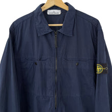 Load image into Gallery viewer, Stone Island Navy Double Pocket Overshirt - Double Extra Large (XXL) PTP 24&quot;
