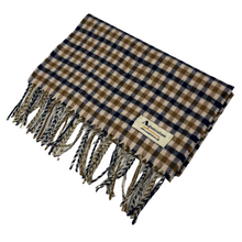 Load image into Gallery viewer, Aquascutum Classic House Check 100% Lambswool Scarf - One Size Fits All
