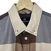 Load image into Gallery viewer, Aquascutum Block Check Short Sleeved Shirt - Medium (M) PTP 21&quot;
