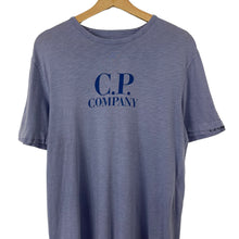 Load image into Gallery viewer, C.P Company Lilac Short Sleeved Logo T-Shirt - Medium (M) PTP 20&quot;
