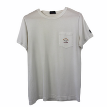 Load image into Gallery viewer, Paul and Shark White Short Sleeved Pocket T-Shirt - Medium (M) PTP 19.5&quot;
