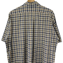 Load image into Gallery viewer, Aquascutum House Check Short Sleeved Shirt - Large (L) PTP 24.25&quot;
