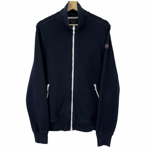 Paul and Shark Navy Full Zip Up Track Top - Large (L) PTP 21"