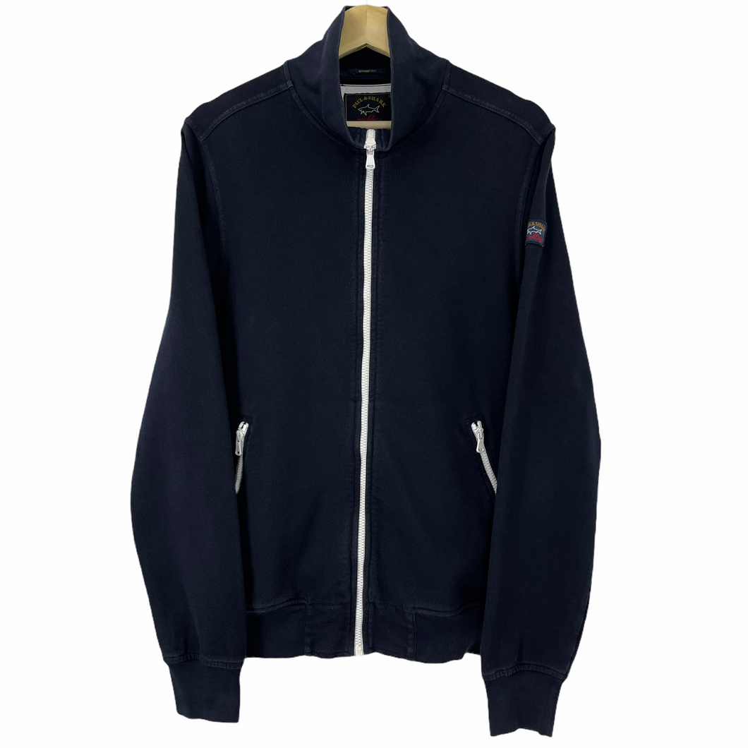 Paul and Shark Navy Full Zip Up Track Top - Large (L) PTP 21