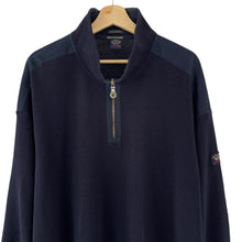 Load image into Gallery viewer, Paul and Shark Navy Bretagne Half Zip Jumper - Six Extra Large (6XL) PTP 30&quot;
