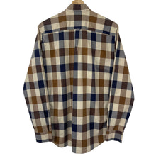 Load image into Gallery viewer, Aquascutum Block Check Long Sleeved Shirt - Medium (M) PTP 20.5&quot;
