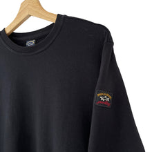 Load image into Gallery viewer, Paul and Shark Black Crew Neck Sweater - Double Extra Large (XXL) PTP 23&quot;
