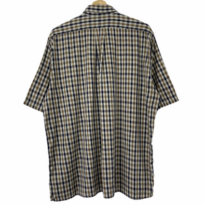 Aquascutum House Check Short Sleeved Shirt - Extra Large (XL) PTP 24.5"