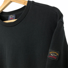 Load image into Gallery viewer, Paul and Shark Black Crew Neck Logo Sweater - Extra Large (XL) PTP 22.75&quot;
