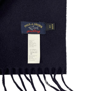 Paul and Shark Navy 100% Pure New Wool Scarf - One Size Fits All