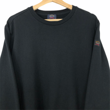 Load image into Gallery viewer, Paul and Shark Black Crew Neck Logo Sweater - Extra Large (XL) PTP 22.75&quot;
