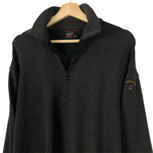 Load image into Gallery viewer, Paul and Shark Grey Bretagne Half Zip Pullover - Large (L) PTP 22.5&quot;
