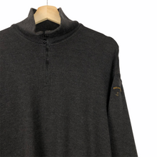 Load image into Gallery viewer, Paul and Shark Grey Bretagne Half Zip Pullover - Large (L) PTP 22.5&quot;
