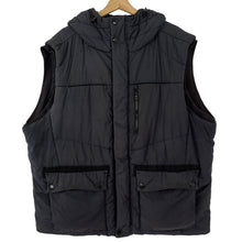 Load image into Gallery viewer, Paul and Shark Navy Hooded Logo Gilet Body Warmer - Six Extra Large (6XL) PTP 30&quot;
