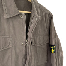 Load image into Gallery viewer, Stone Island Grey Double Pocket Overshirt - Large (L) PTP 21.75&quot;
