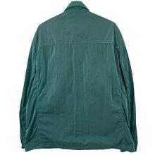 Load image into Gallery viewer, Paul and Shark Water Green Econyl Nylon Metal Overshirt - Triple Extra Large (XXXL) PTP 27&quot;
