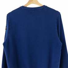 Load image into Gallery viewer, Paul and Shark Blue Logo Crew Neck Sweater - Medium (M) PTP 20&quot;
