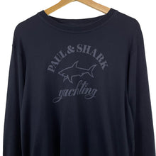 Load image into Gallery viewer, Paul and Shark Navy Crew Neck Sweater - Double Extra Large (XXL) PTP 22&quot;
