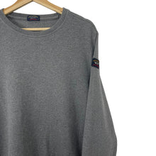 Load image into Gallery viewer, Paul and Shark Grey Crew Neck Sweater - Large (L) PTP 20.5&quot;
