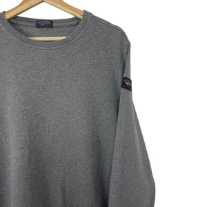 Paul and Shark Grey Crew Neck Sweater - Large (L) PTP 20.5"