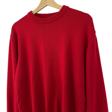 Load image into Gallery viewer, Paul and Shark Bretagne Red Crew Neck Sweater - Small (S) PTP 21&quot;
