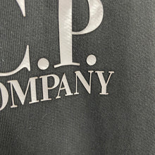 Load image into Gallery viewer, C.P Company Black Crew Neck Logo Sweater - Extra Large (XL) PTP 22&quot;
