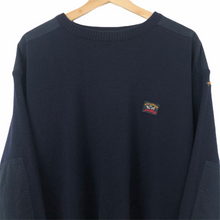 Load image into Gallery viewer, Vintage Paul and Shark Dark Navy Bretagne Sweater - Large (L) PTP 25&quot;
